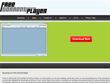 Tablet Screenshot of freetorrentplayer.com